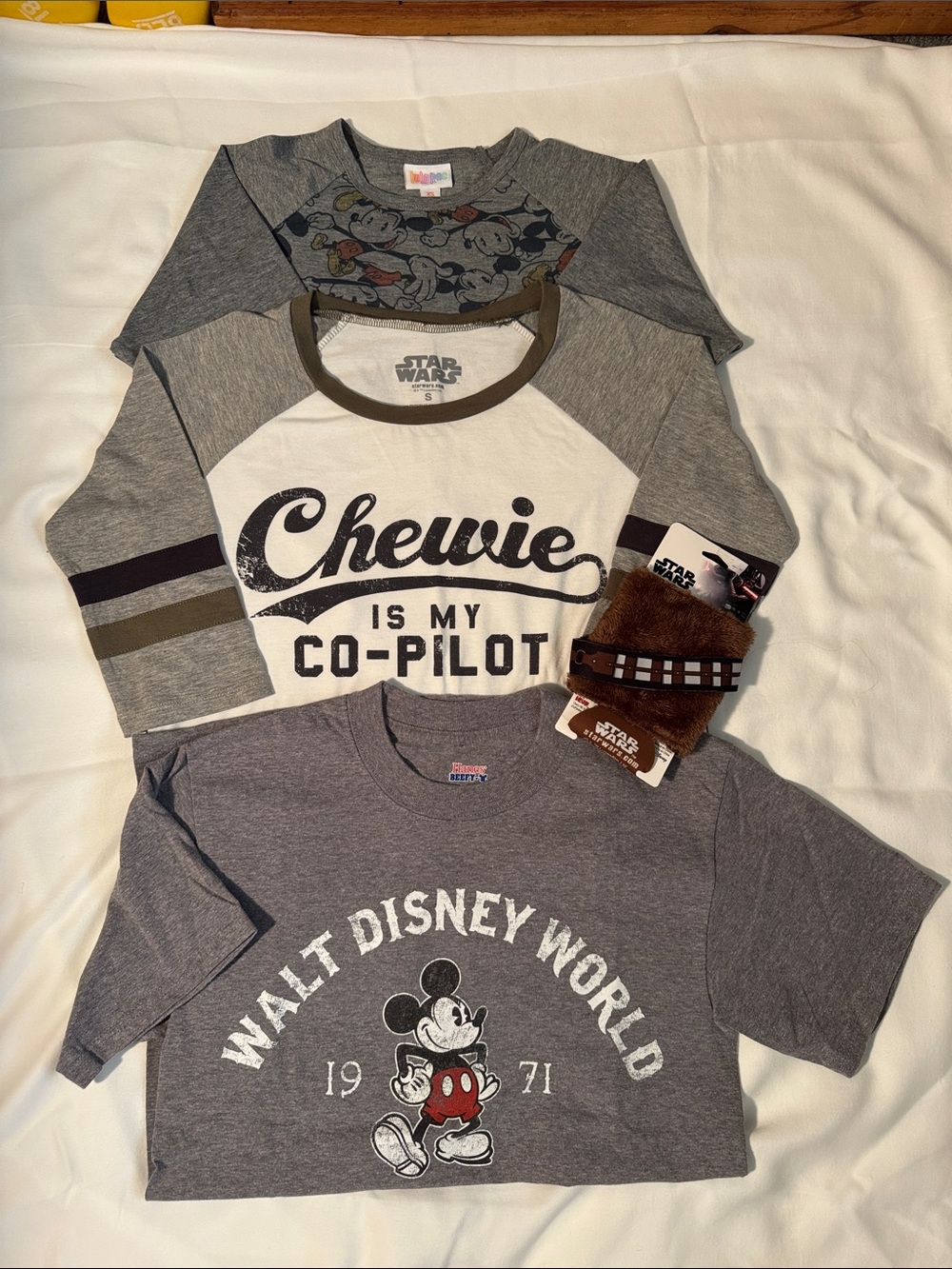 Walt Disney World Mickey Graphic Tees and koozie package